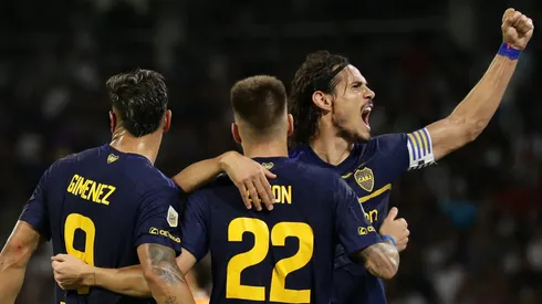 Boca festeja en Santiago del Estero.