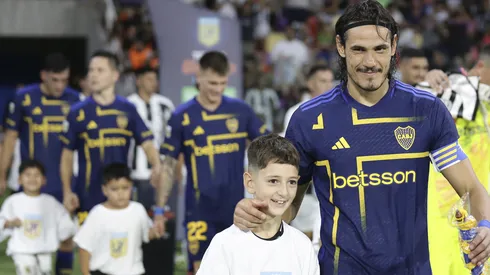 Edinson Cavani, capitán de Boca
