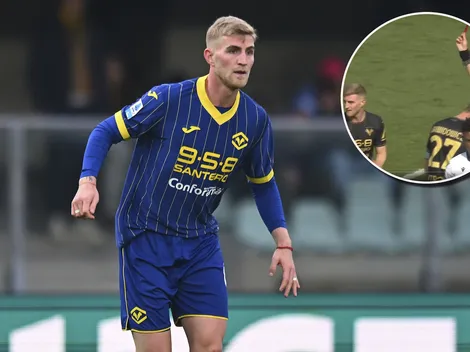 Valentini fue expulsado en Hellas Verona y los hinchas de Boca no perdonaron: "Román vigila"