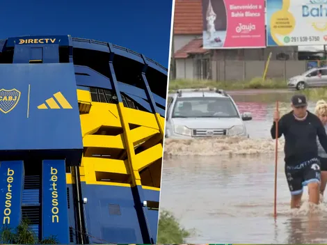 La gestión solidaria de Boca para las víctimas del temporal en Bahía Blanca