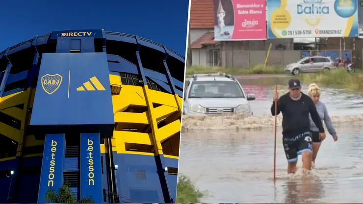 El Xeneize comenzó una colecta para ayudar a las víctimas del temporal en Bahía Blanca.