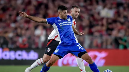 Leandro Díaz jugó en la derrota frente a River.