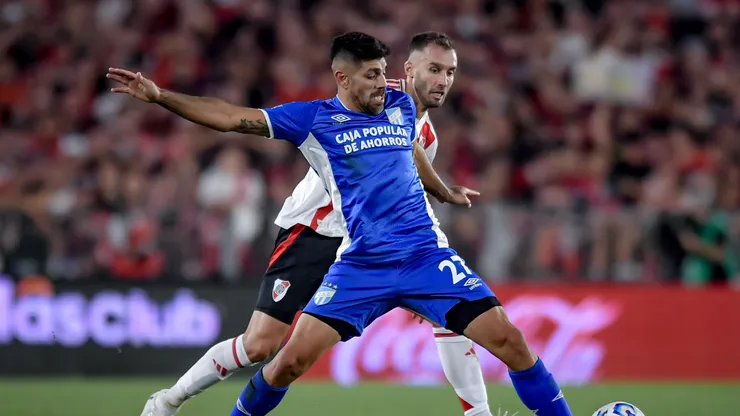 Leandro Díaz jugó en la derrota frente a River.