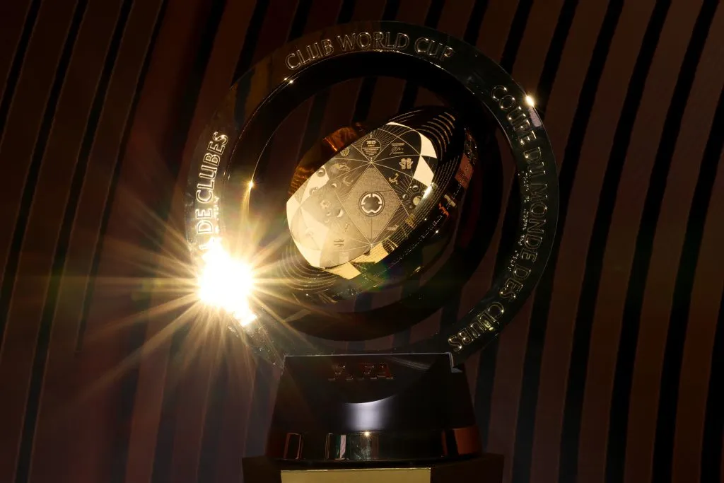 El trofeo del Mundial de Clubes 2025 (Getty Images)