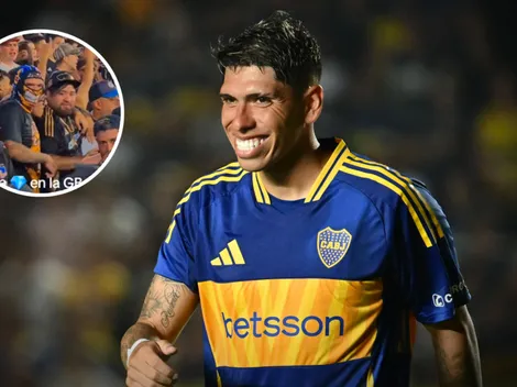 VIDEO | Carlos Palacios aprovechó el fin de semana libre de Boca y apareció con la barra de Colo Colo