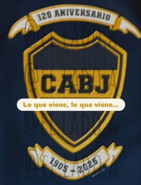 El posible nuevo escudo para la camiseta de Boca. Foto: @marto_m3