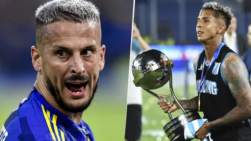 Darío Benedetto y Agustín Almendra, ex jugadores de Boca