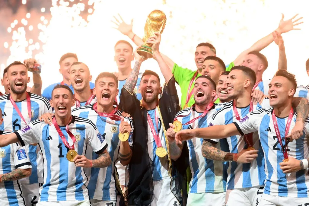 La Selección Argentina campeona en Qatar 2022 (Getty Images)