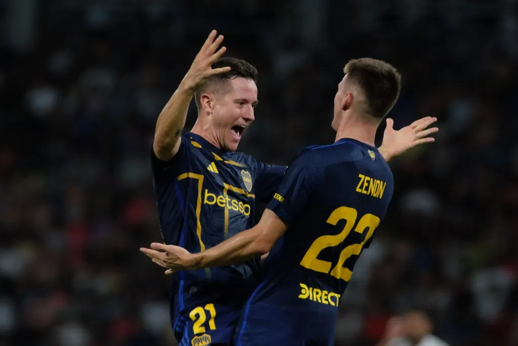 Ander Herrera y Kevin Zenón, con chances de perderse el duelo de Boca. (Getty)