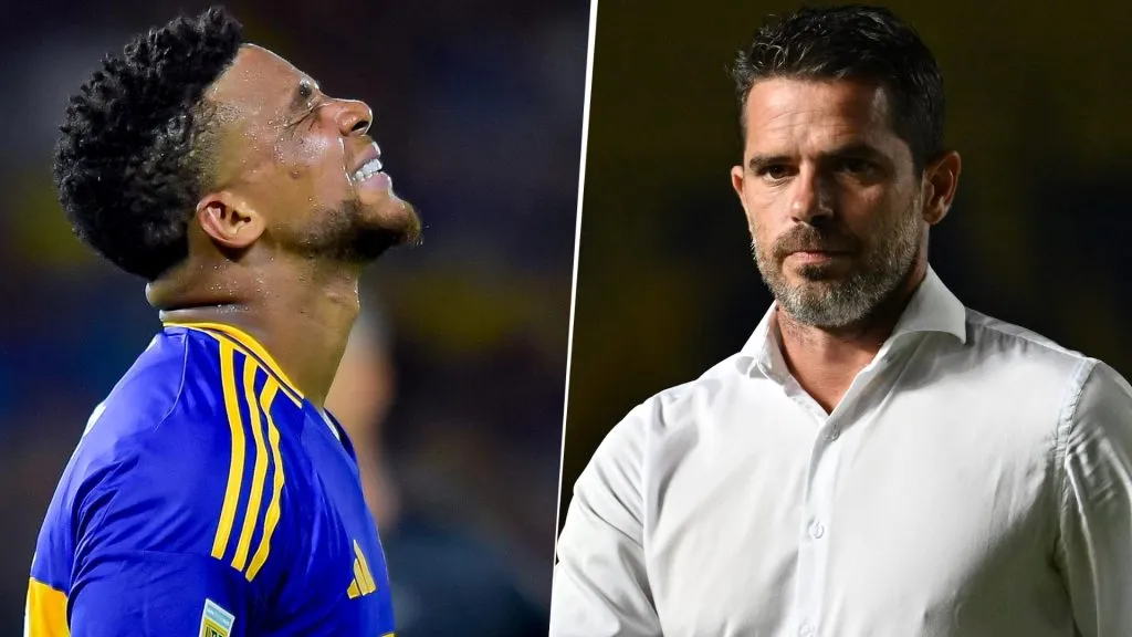 Frank Fabra y Fernando Gago en Boca
