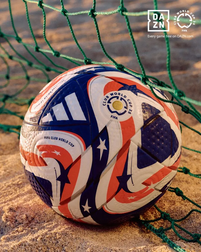 El nuevo balón con el que jugará Boca en el Mundial de Clubes. (@fifaworldcup_es)