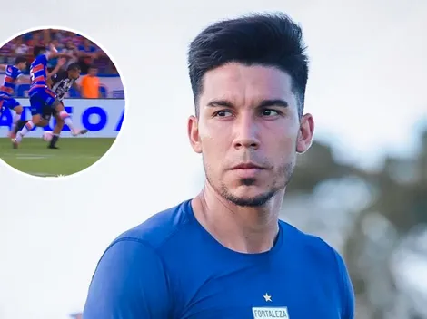 VIDEO | Ex Boca: la tremenda piña de Pol Fernández a un rival en Brasil que le valió la expulsión