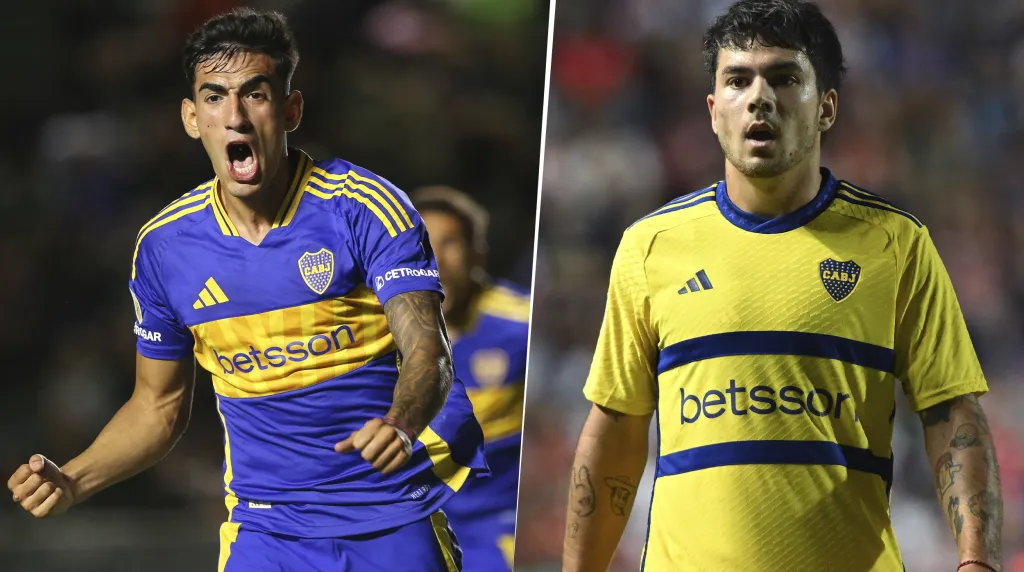 Lautaro Di Lollo y Lucas Blondel en Boca (Getty Images)
