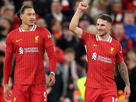 La chicana de Darwin Núñez a Alexis Mac Allister sobre La Bombonera: "Que no me mire"