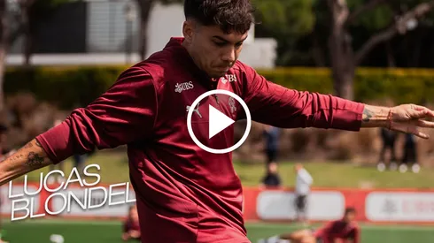 Lucas Blondel fue citado por la Selección de Suiza
