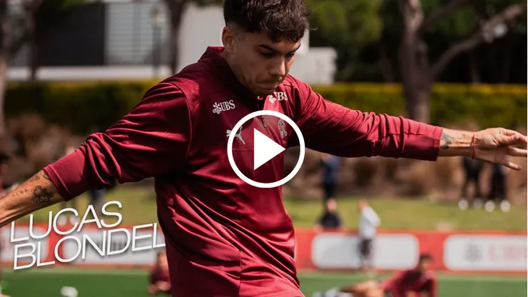 Lucas Blondel fue citado por la Selección de Suiza