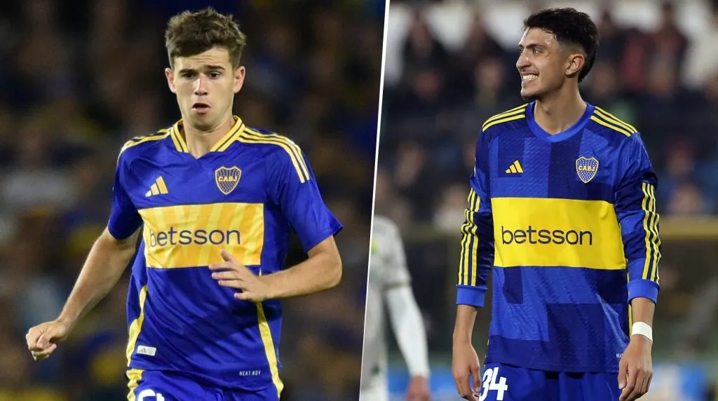 Dalmasso y Mendia, los dos juveniles que bajaron a Reserva. (Getty Images)