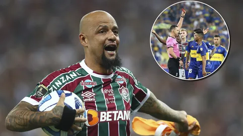 Felipe Melo recordó la expulsión de Fabra en la final de la Copa Libertadores 2023