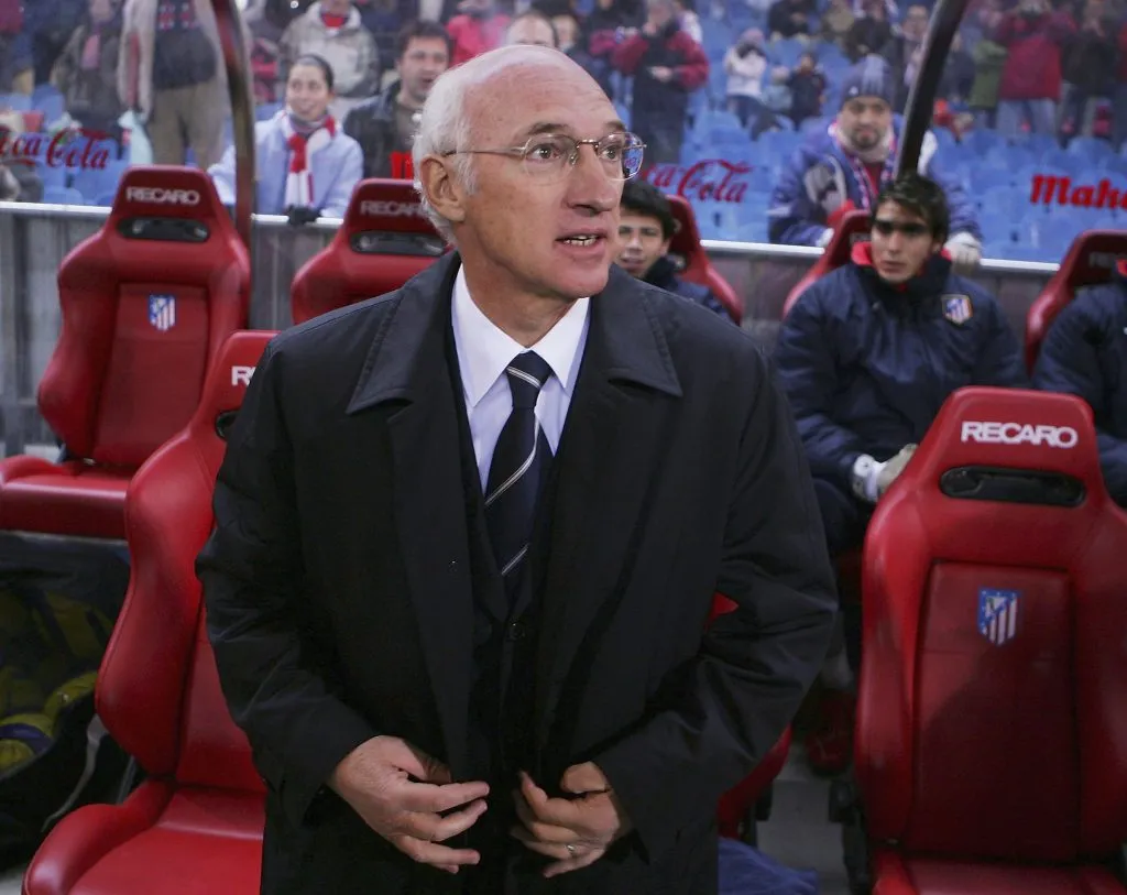 El momento más complicado de Bianchi fue en el Atlético Madrid. (Getty Images)