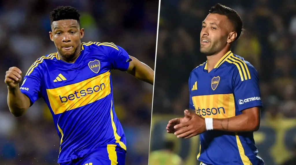 Fabra y Janson, de posibles titulares a relegados en Boca. (Getty)