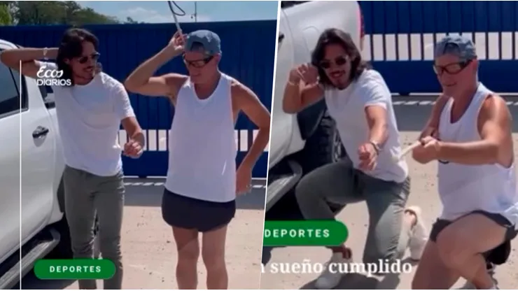 Gran gesto de Cavani.