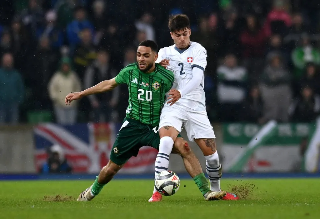 Lucas Blondel hizo su debut en la Selección de Suiza (Getty Images)