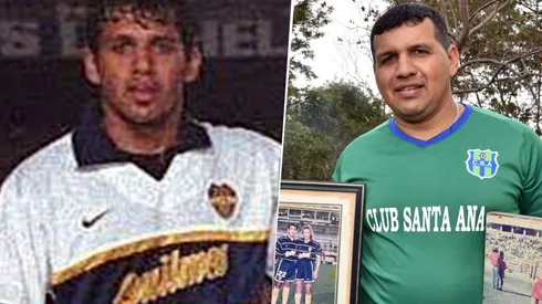 El jugador que supo jugar en Boca y hoy es empleado en una empresa de electricidad. Foto: D10.