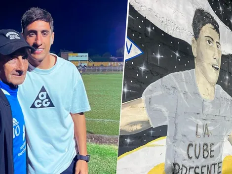 Merentiel visitó al club que marcó su carrera y se reencontró con un viejo amigo que lo llenó de nostalgia