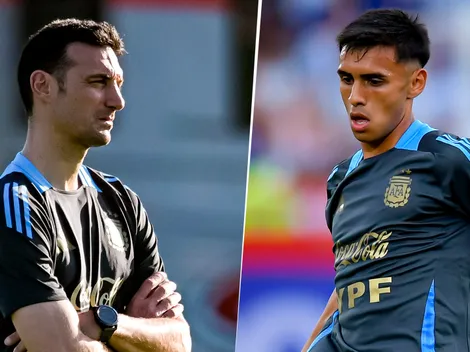 ¿El futuro de la Selección Argentina? El esperanzador mensaje de Scaloni para Milton Delgado