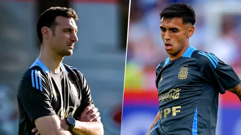 Scaloni habló sobre Milton Delgado.