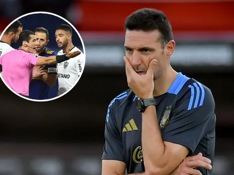 Atento, Scaloni: el árbitro de Argentina vs. Brasil perjudicó a Boca de manera descarada en la Copa Libertadores