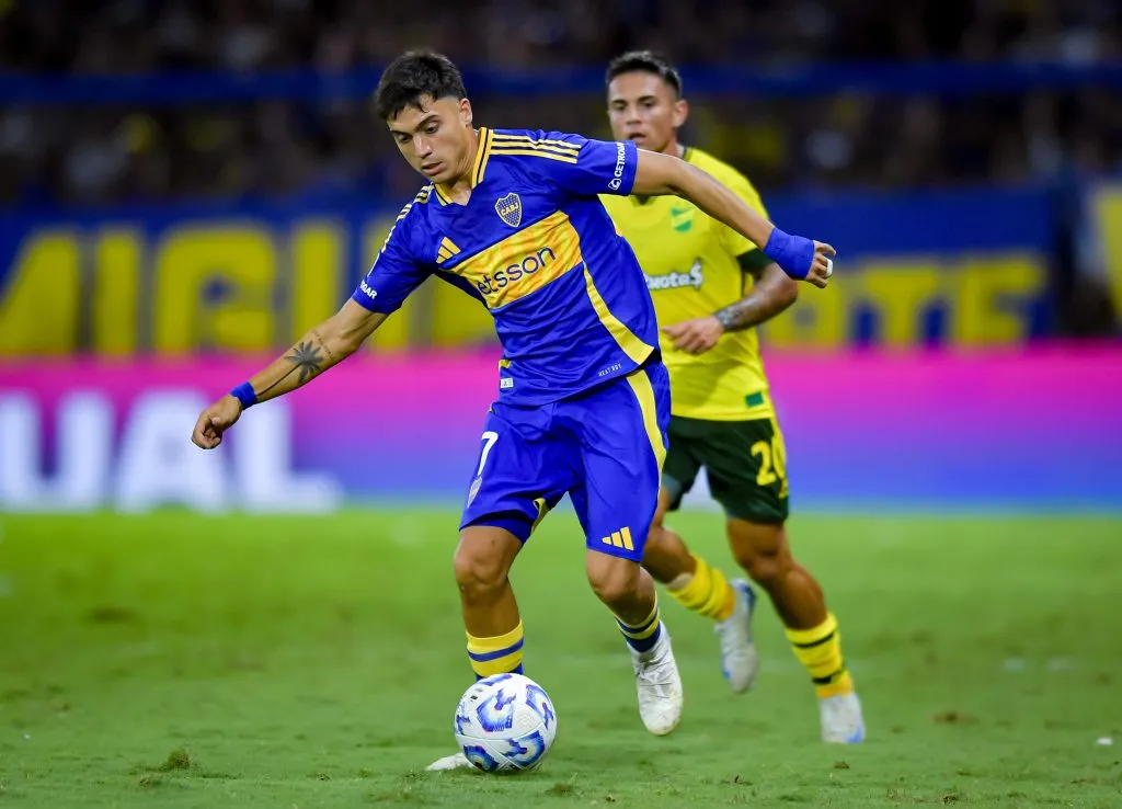 Exequiel Zeballos en Boca (Getty Images)
