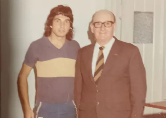 Luis Saraco jugó en Boca en 1975. (Archivo)