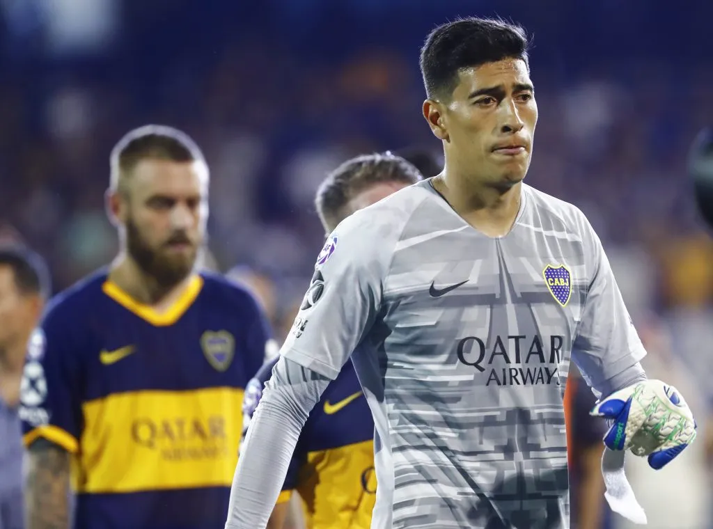 Esteban Andrada, en Boca. (Getty)