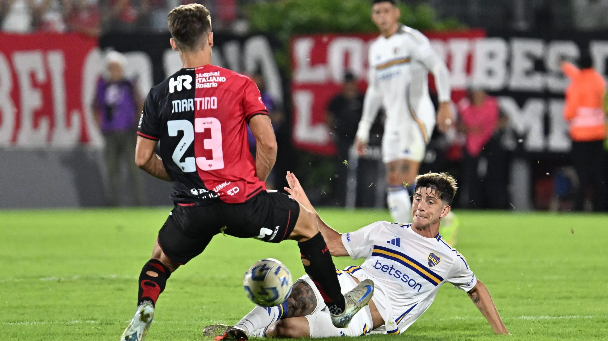 El preocupante dato de Tomás Belmonte ante Newell’s. Foto: Getty Images