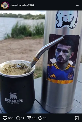 La historia del padre de Paredes. (Instagram)