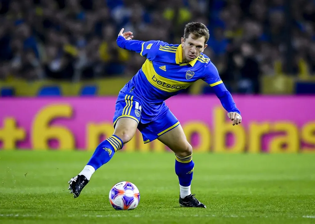 Rolón estuvo presente en la práctica de Boca. (Getty)