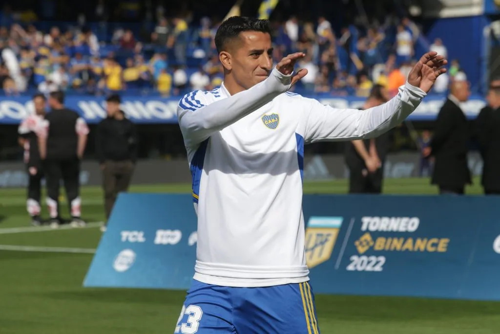 El Pulpo González y un cariñoso encuentro con Miguel Ángel Russo. (Getty)