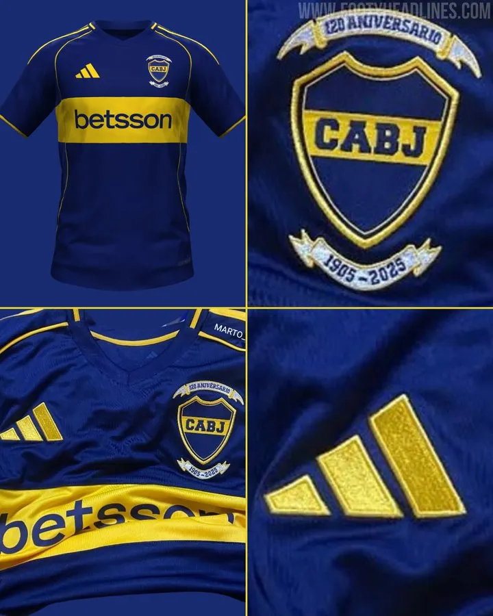 Esta sería la nueva camiseta titular de Boca (Footy_Headlines)