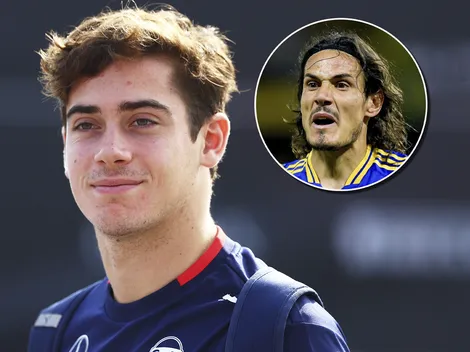 Colapinto habló de Cavani y se le escapó un polémico comentario sobre Uruguay: "Es una provincia"