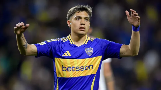 Exequiel Zeballos, jugador de Boca