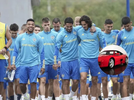 El día que Maradona llegó al entrenamiento de Boca en una Ferrari: "Se bajó con los botines puestos"