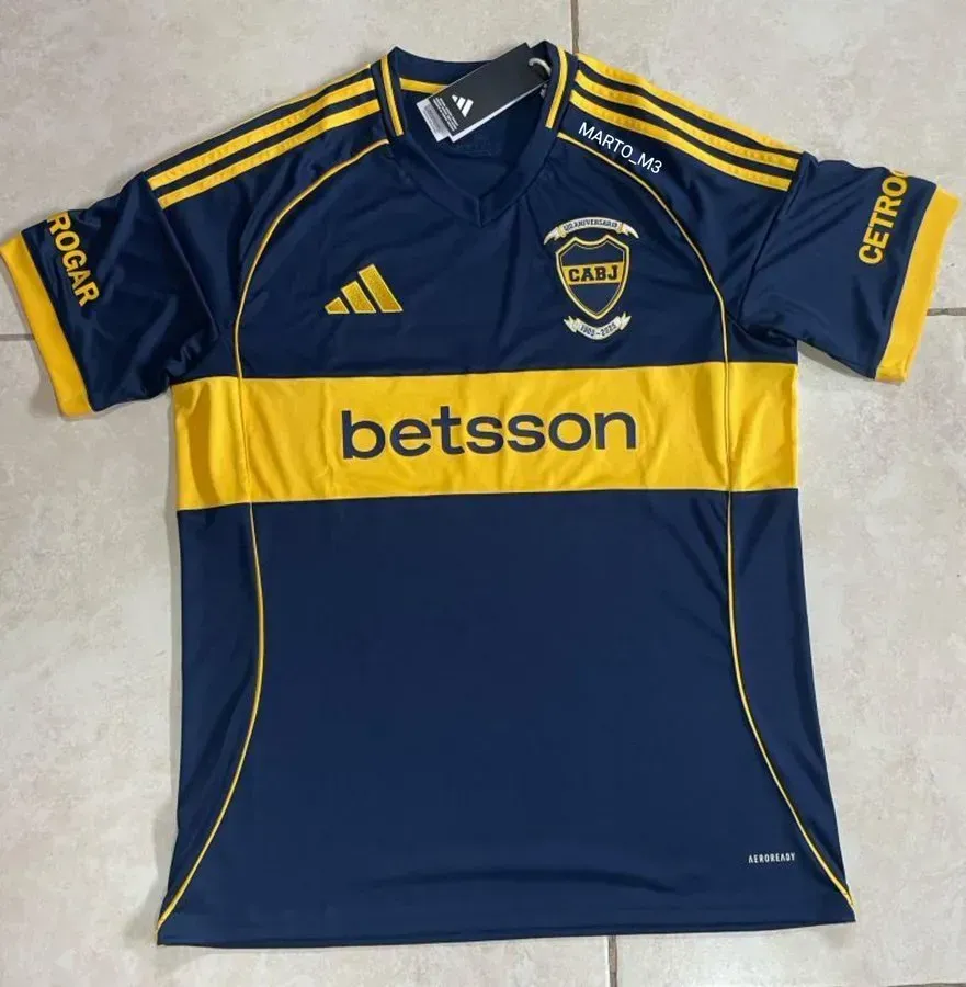 Así sería la nueva camiseta titular de Boca. (Marto_CABJ)