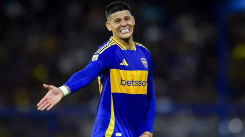 Marcos Rojo se ausentó de la práctica de Boca.