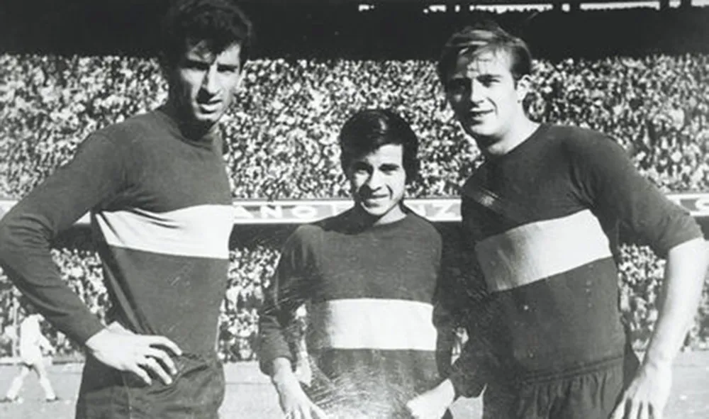 Victor Romero, en el medio, junto a Silvio Marzolini (derecha) y Antonio Ratín (izquierda)