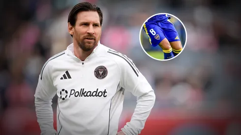 Messi tiene un short de Boca en su colección.