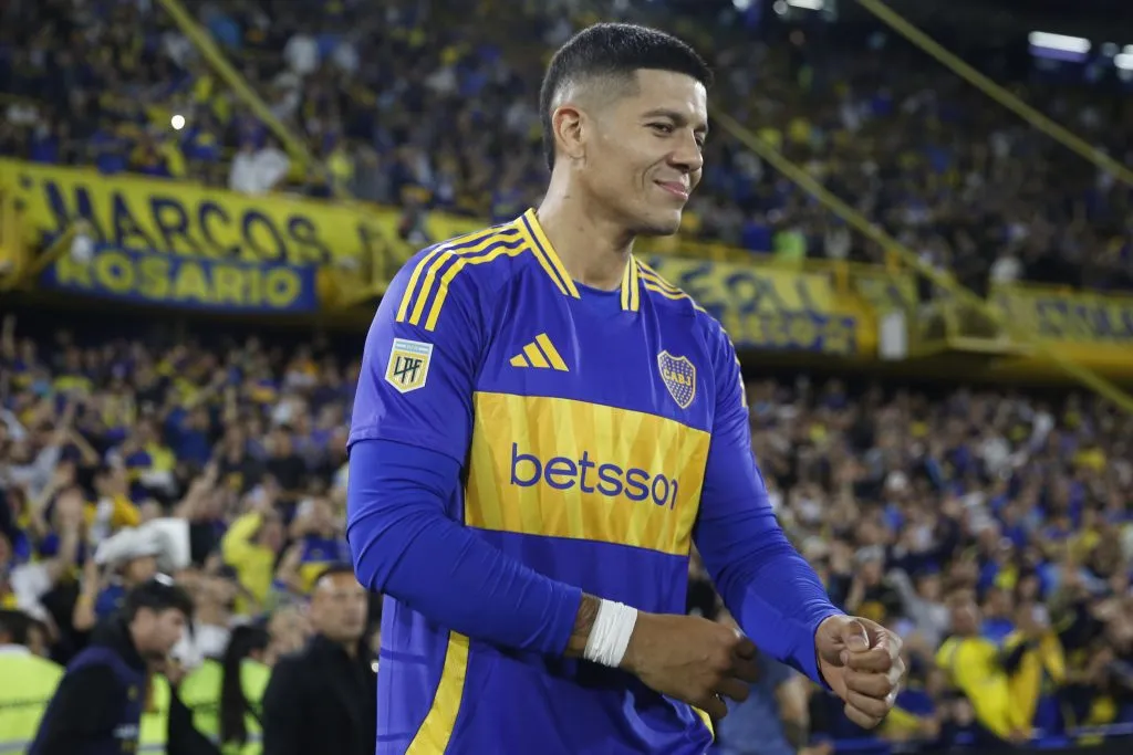 Marcos Rojo es clave para Gago y su vínculo en Boca está por expirar. (Getty)