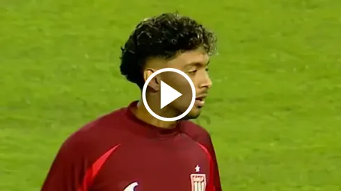 Cristian Medina recibió cánticos en su contra en el calentamiento previo.