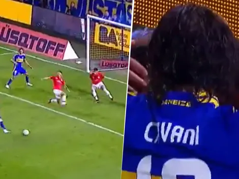 Merentiel, magistral: el golazo de Carlos Palacios para el 1-0 de Boca ante Estudiantes