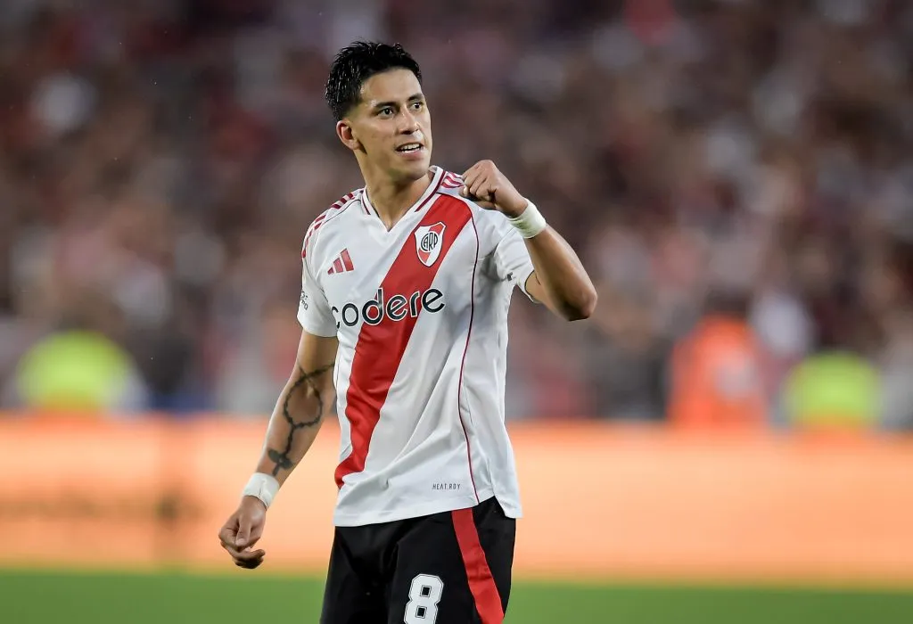Maximiliano Meza en River (Getty Images)